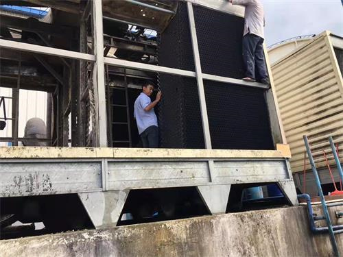 冷卻塔填料的安裝時我們需要堆放多高,冷卻塔填料安裝人工費