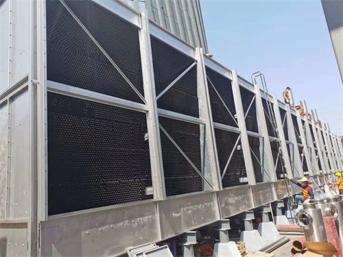 圓形冷卻塔車間走貨現場,圓形冷卻塔