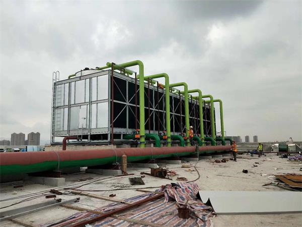 影響閉式冷卻塔冷卻效率的原因(橫流式閉式冷卻塔)